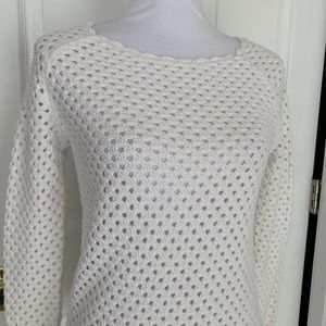 Anne Taylor Loft Long Sleeve Knit Sweater - Size Small